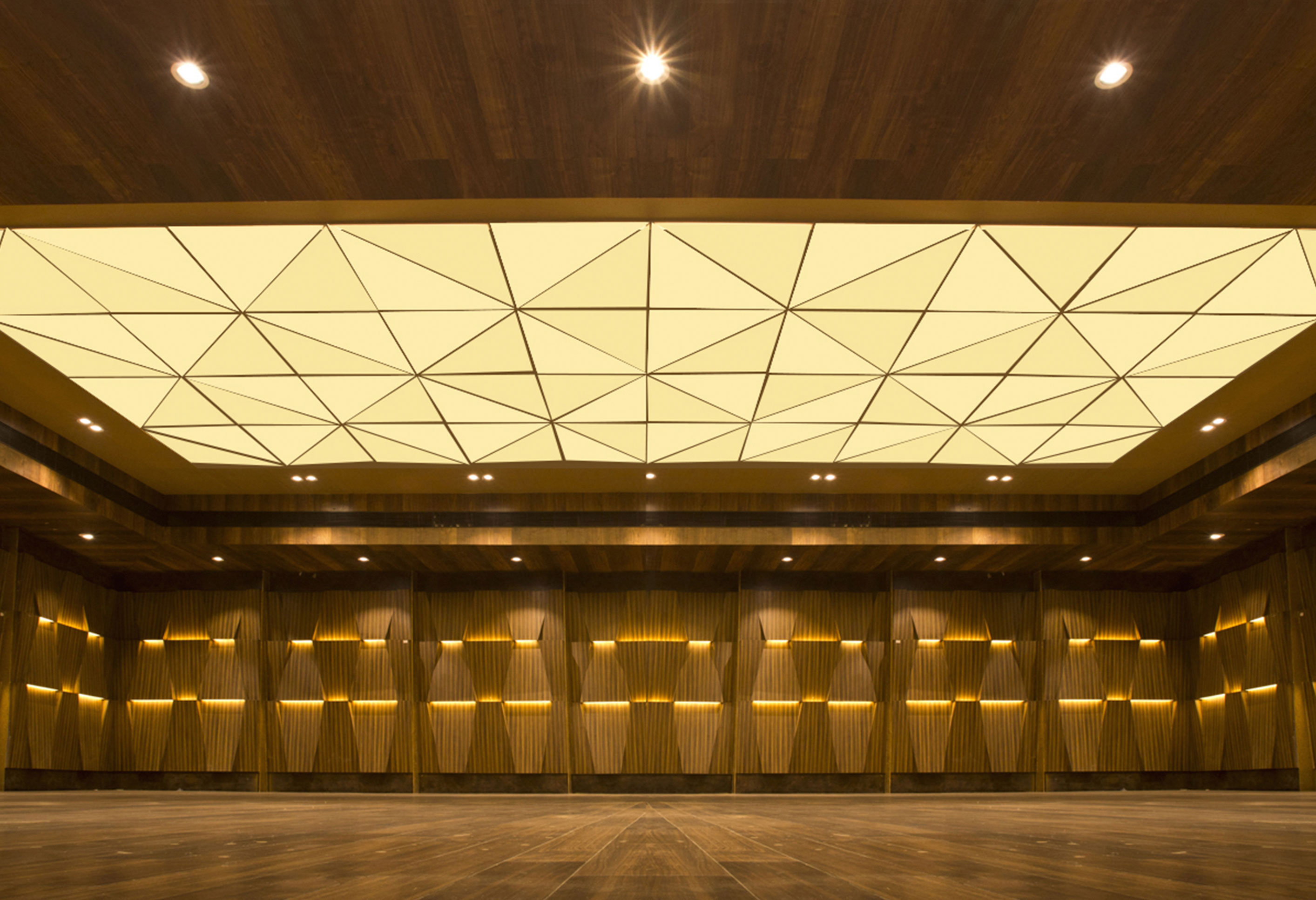 3d stretch ceiling translucent with backlighting