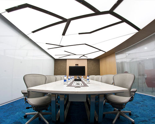 TEC - Stretch Ceiling  Translucent with Backlighting in Corporate - Corporate