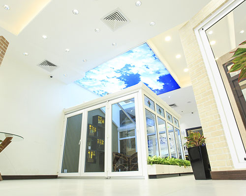 Fenesta - Stretch Ceiling  Printed Translucent with Backlighting 