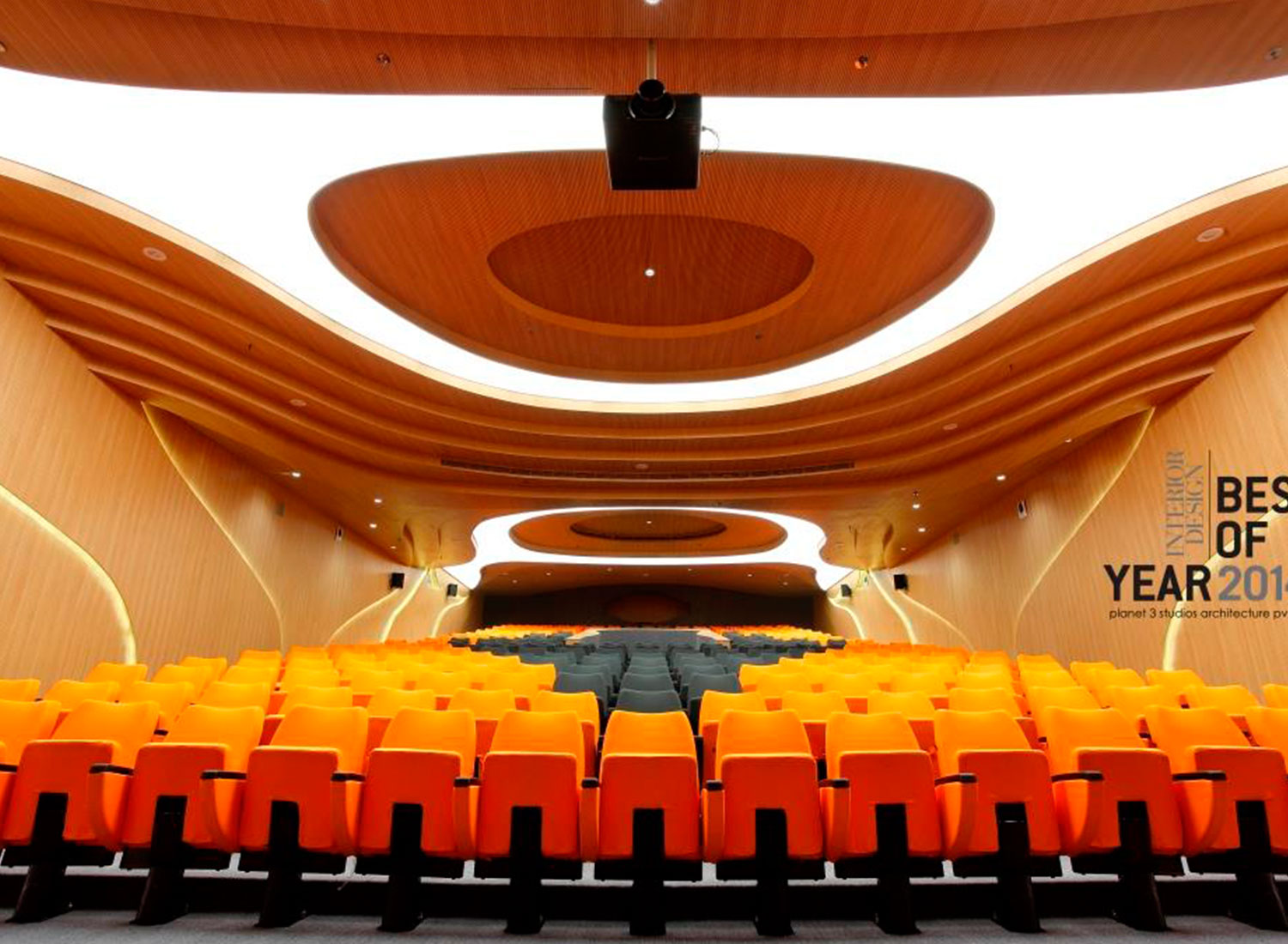 Vidyalankar - Stretch Ceiling Translucent with Backlighting in auditorium - Auditorium