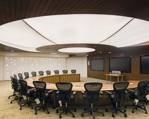 Accenture - Stretch Ceiling Translucent with Backlighting in Conference room - Corporate - Bangalore