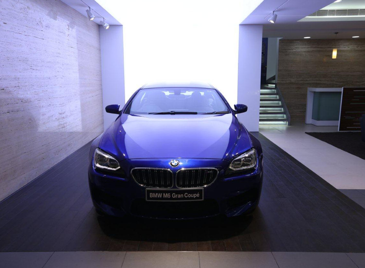 BMW - Stretch Ceiling  Translucent with Backlighting in Showroom - Showroom